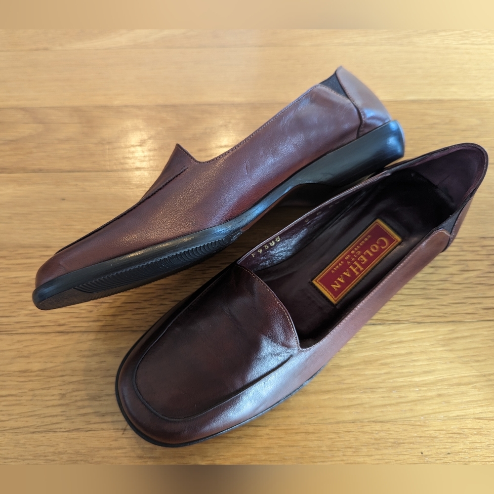 Cole Haan City Loafers Dark Redish brown Leather Women's Size 6